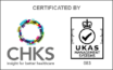 Certificated by - CHKS Insights for better healthcare - UKAS Management Systems 083